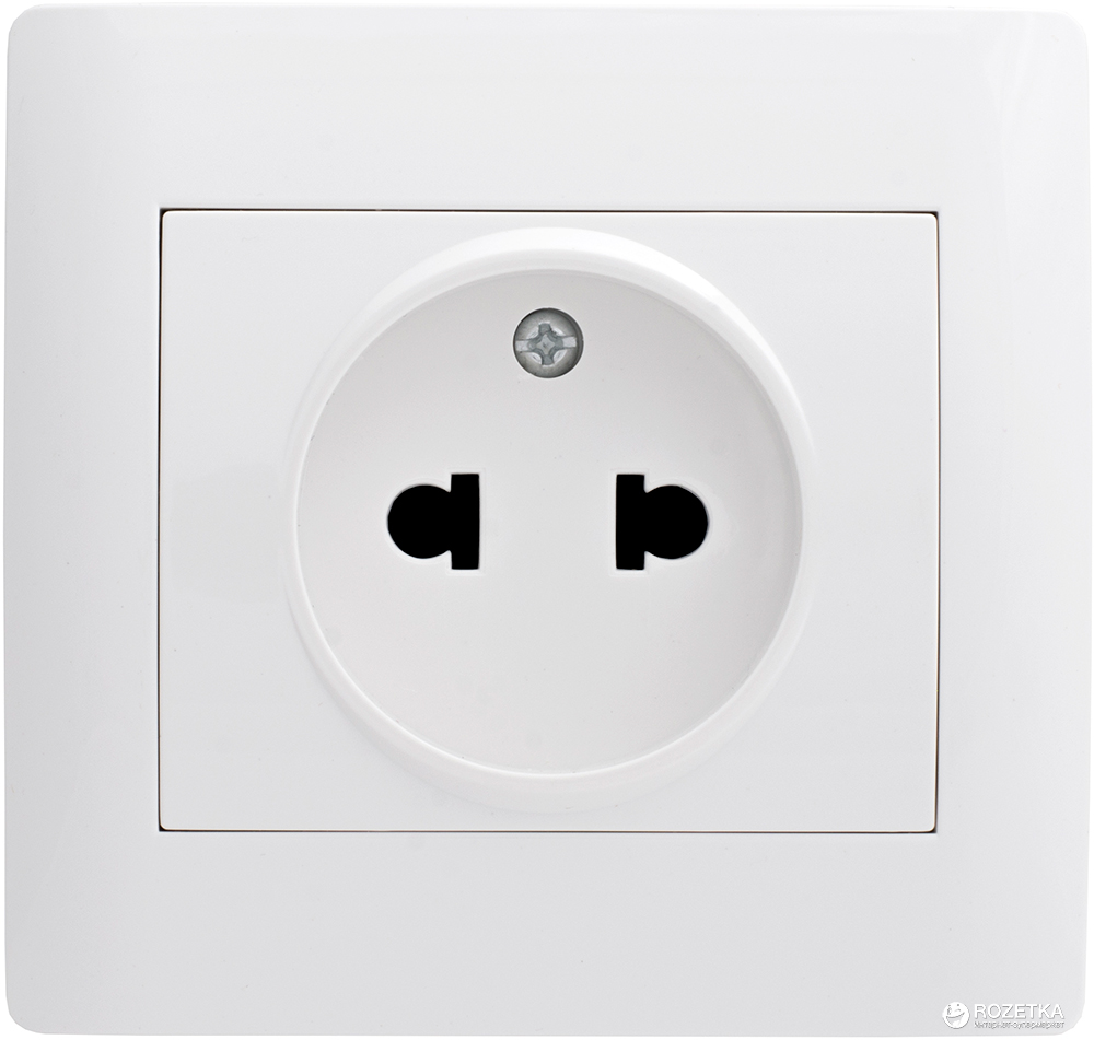 Розетка универсальная LXL Oscar с рамкой Белая (TL1124 white) – низкие ...