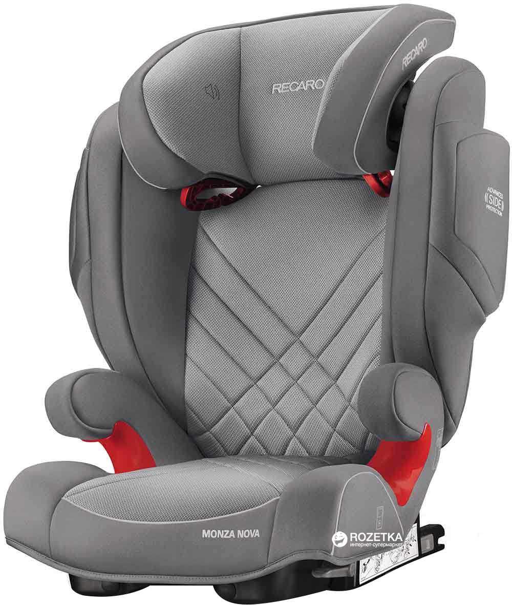 Автокресло RECARO Monza Nova 2 Seatfix Aluminium Grey (6151.21503.66 ...