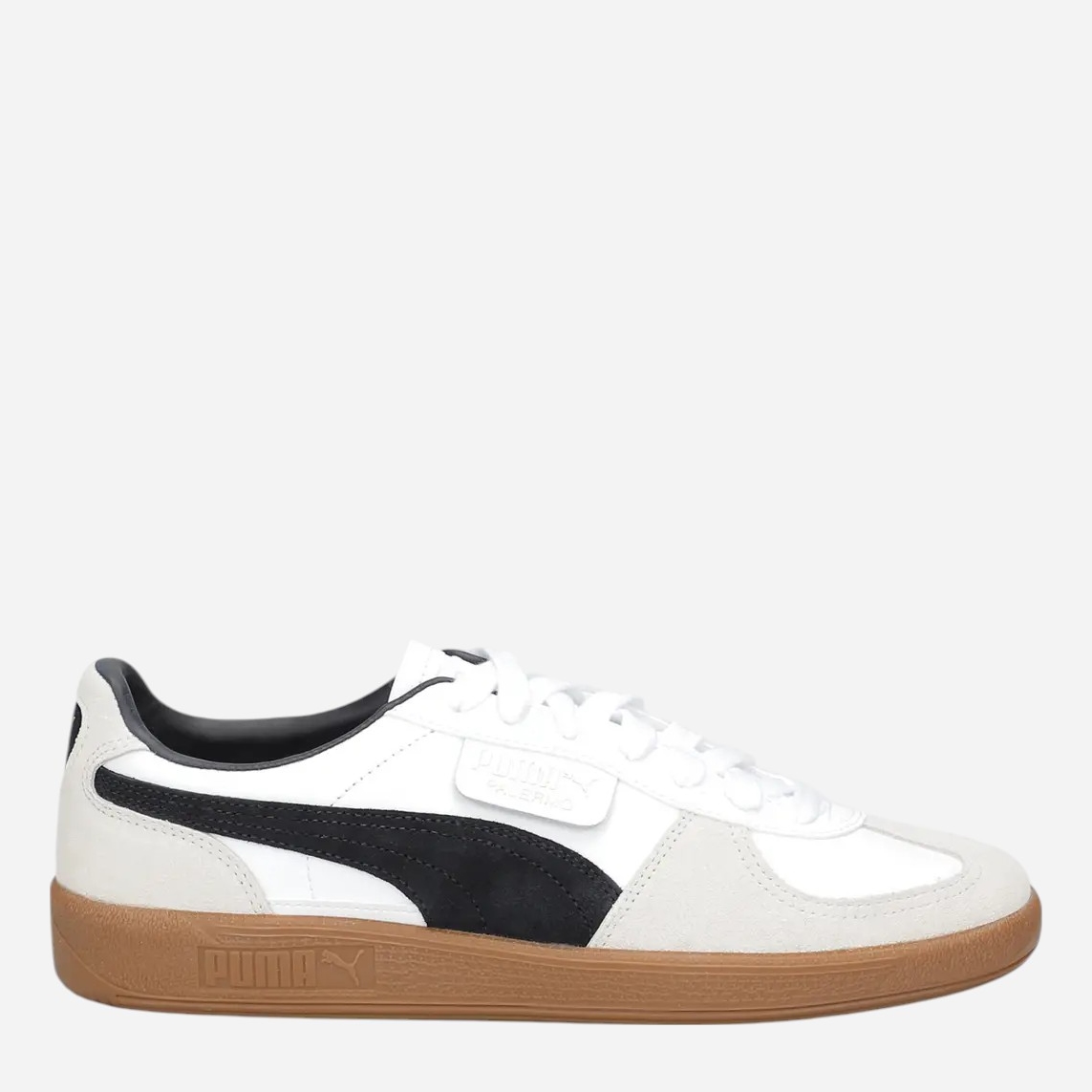 Акція на Жіночі кеди низькі Puma Palermo Leather 39646401 38.5 Сірі від Rozetka