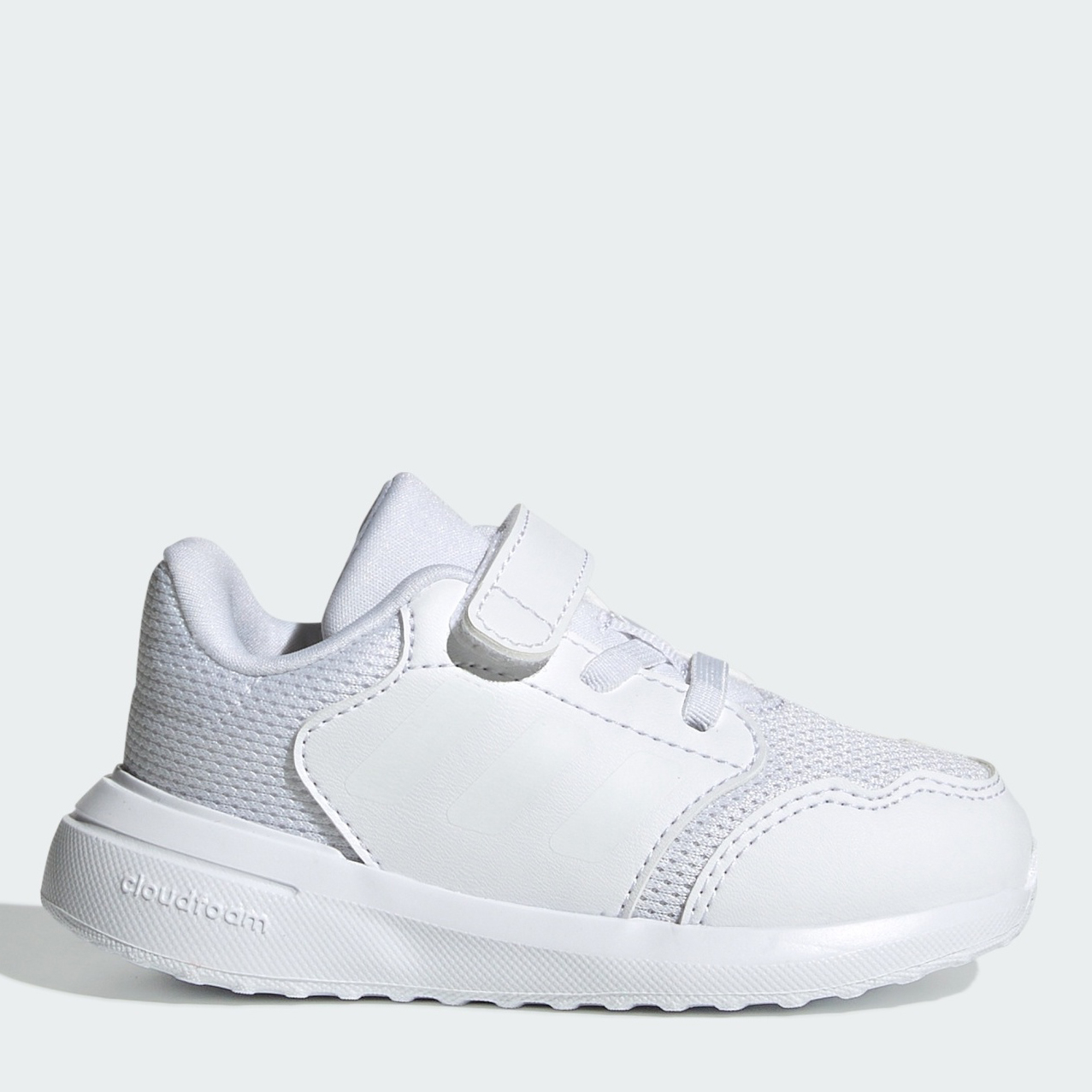 Дитячі кросівки для дівчинки Adidas Tensaur Run 3.0 El I IE6011 22 Ftwwht/Ftwwht/Ftwwht від Rozetka на платформі USKIDKA Акція на Дитячі кросівки для дівчинки Adidas Tensaur Run 3.0 El I IE6011 22 Ftwwht/Ftwwht/Ftwwht від Rozetka