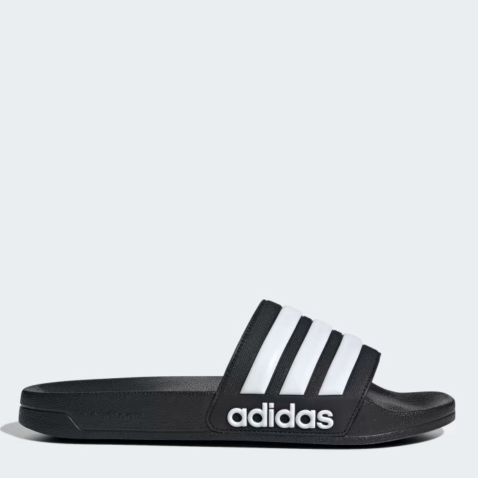 Акція на Чоловічі шльопанці для пляжу Adidas Adilette Shower GZ5922 48.5 (13UK) 31.5 см Cblack/Ftwwht/Cblack (195734769290/4065419337440) від Rozetka