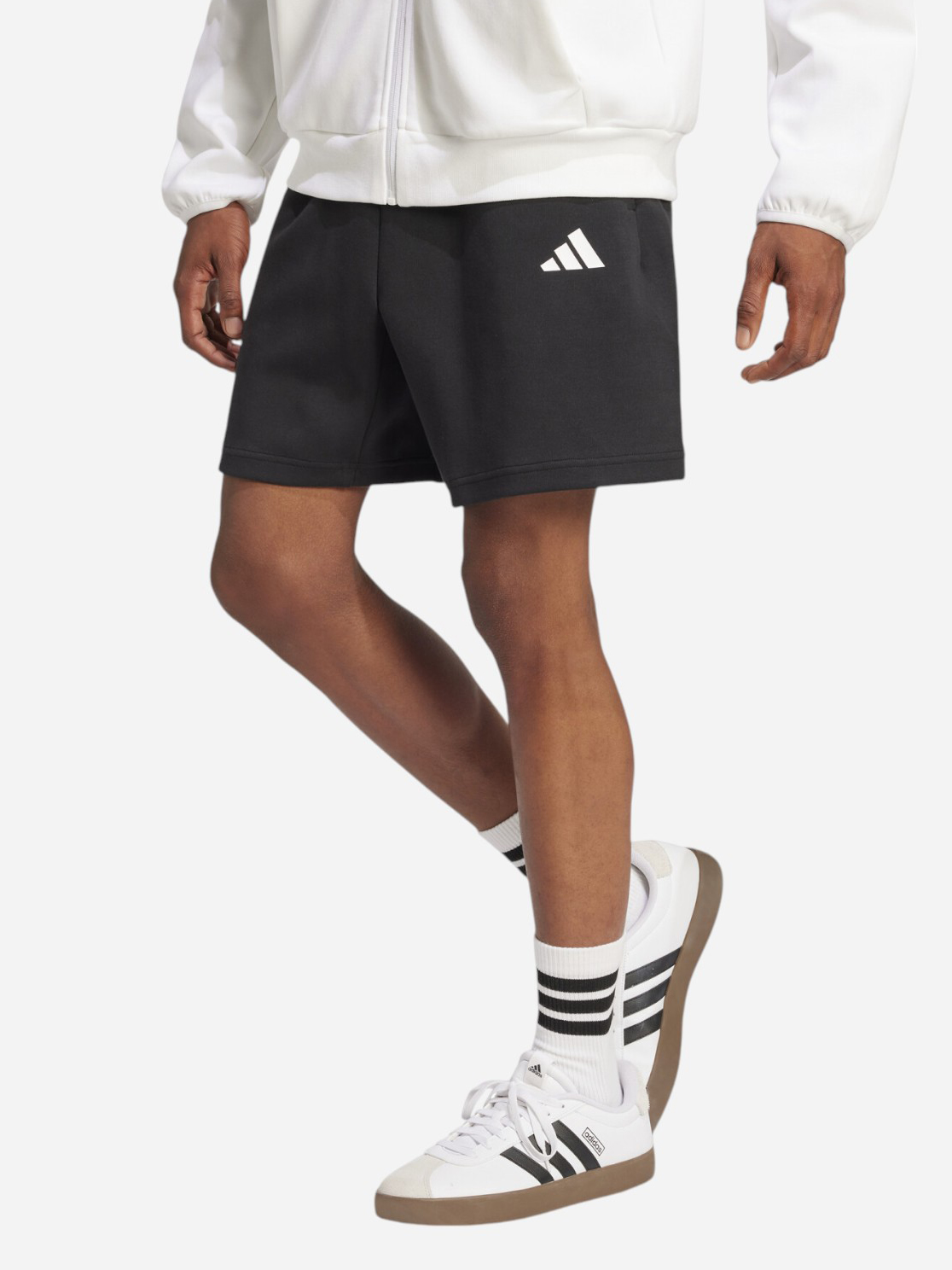 Акція на Шорти бавовняні короткі чоловічі Adidas M Fi Sl Short JD4956 S Black від Rozetka