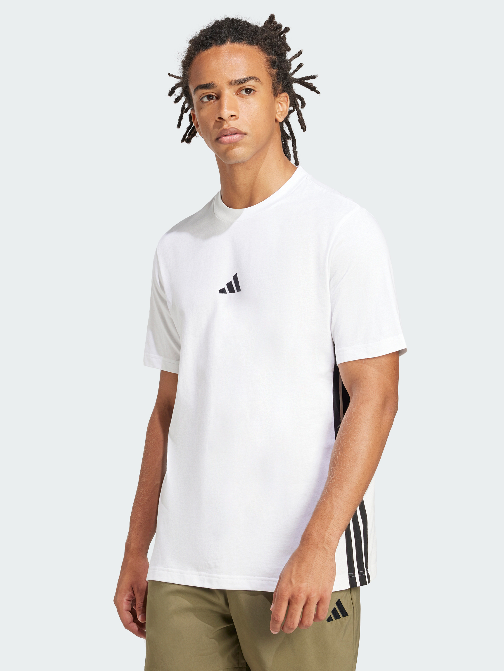 Футболка бавовняна довга чоловіча Adidas M 3S Sj T JE6388 S White/Black від Rozetka на платформі USKIDKA Акція на Футболка бавовняна довга чоловіча Adidas M 3S Sj T JE6388 S White/Black від Rozetka