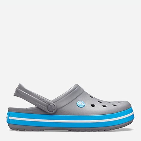 Акція на Жіночі крокси Crocs Jibbitz Crocband 11016-07W-M7/W9 39-40 25 см Сіро-сині від Rozetka