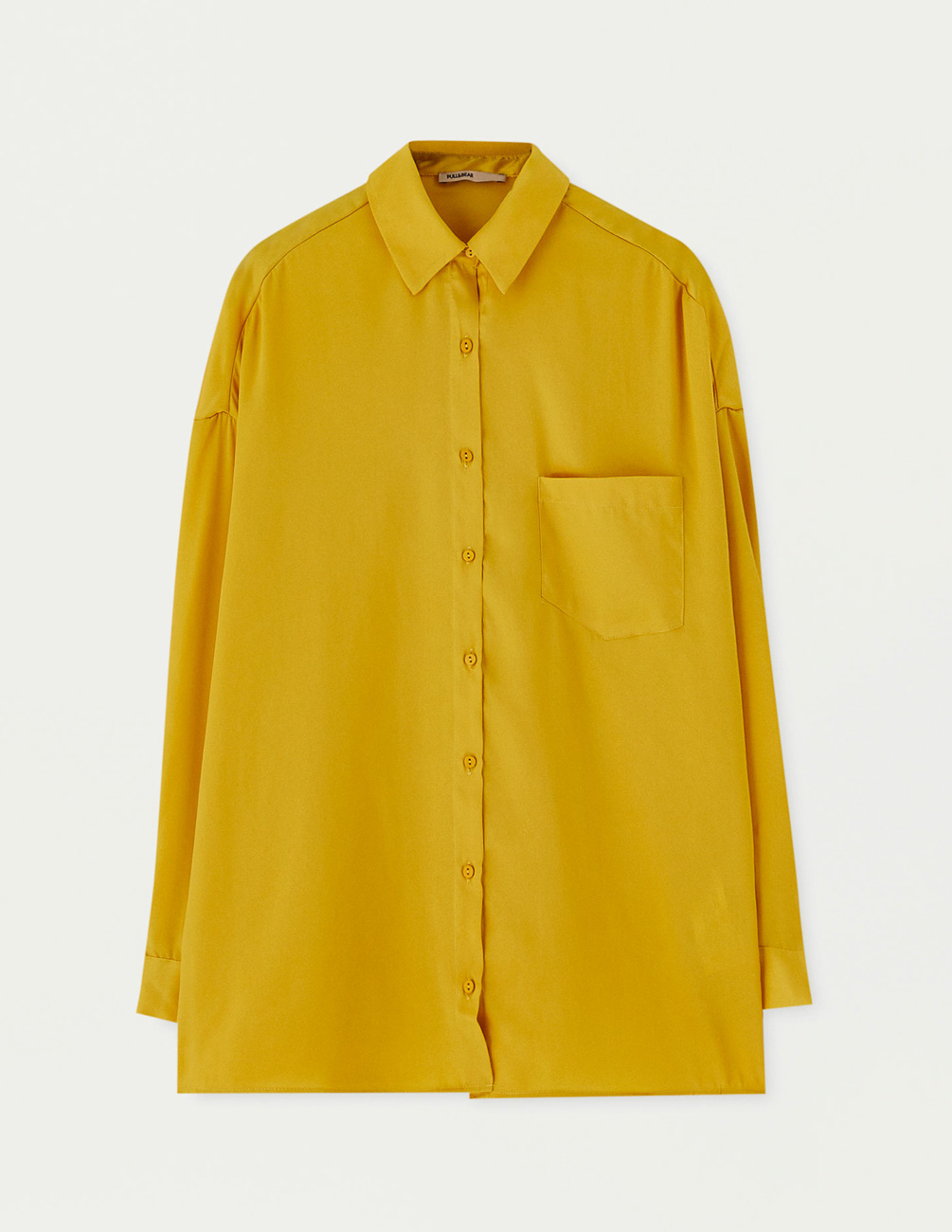 

Рубашка PULL & BEAR Ж1046452 (5470/326/511) цвет желтый M/L
