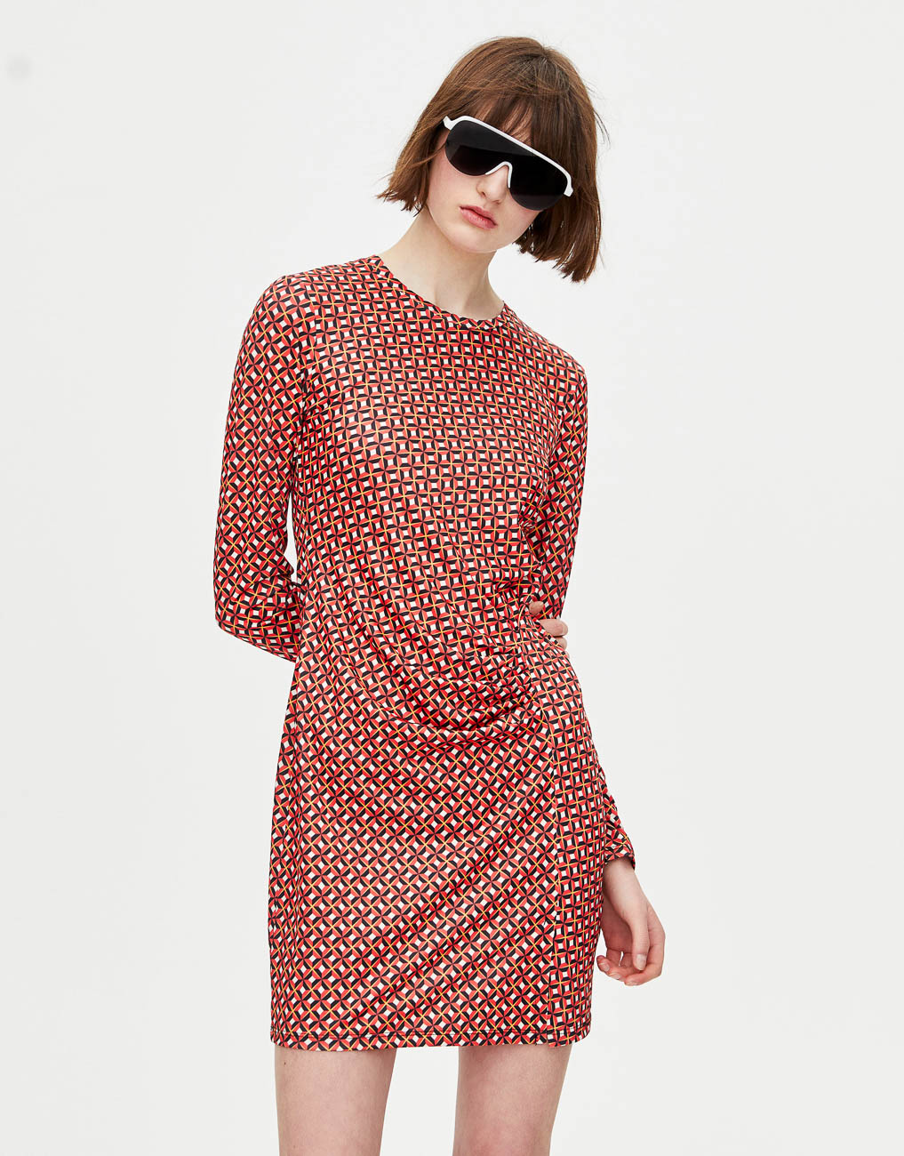 

Платье PULL & BEAR Ж1046453 (5390/340/600) цвет красный XS