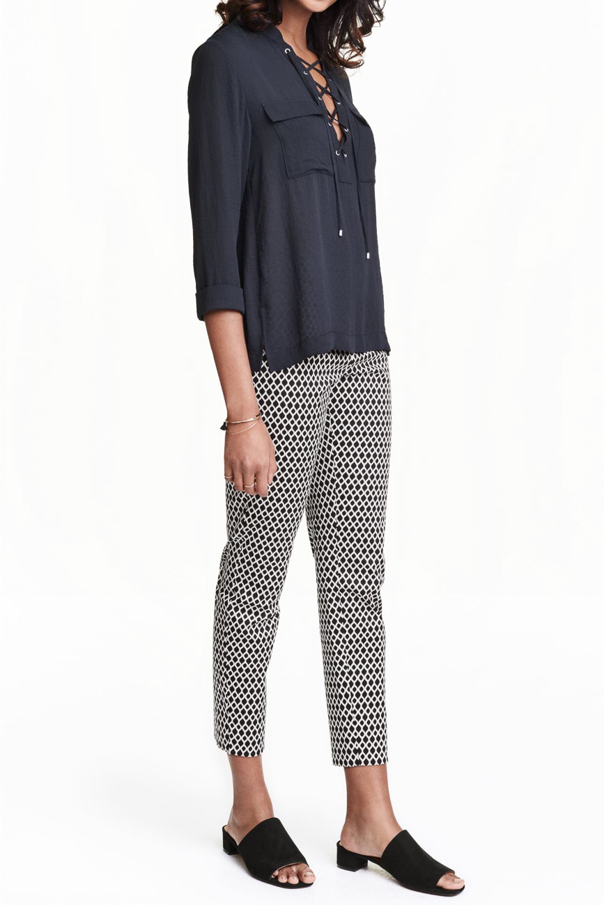 

Брюки H&M Ж1028664 цвет черный S