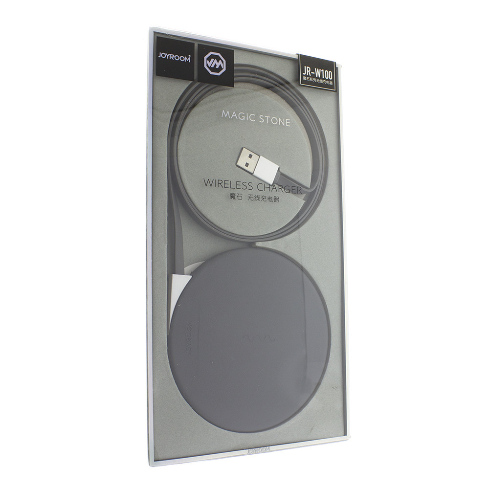 

Беспроводное зарядное устройство JOYROOM JR-W100 wireless charger (1A) Grey