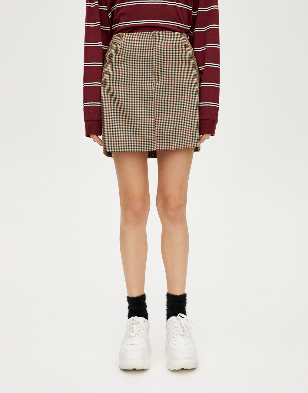 

Юбка PULL & BEAR Ж1046278 (5398/316/700) цвет бежевый, Юбка PULL & BEAR Ж1046278 (5398/316/700) цвет бежевый L