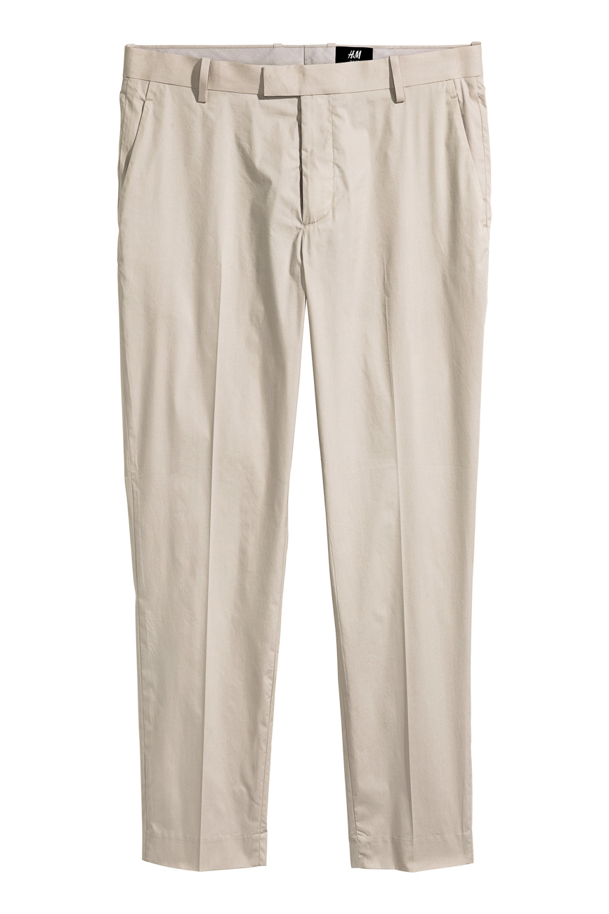 

Брюки H&M М0102027 цвет бежевый 30