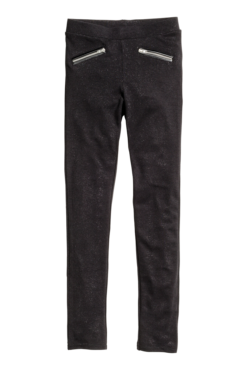 

Лосины H&M ДД001312 (04243174) цвет черный 170