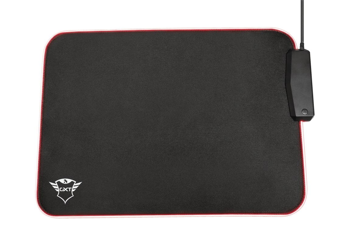 

Килимок Trust GXT 765 Glide-Flex RGB Mouse Pad with USB Hub Black