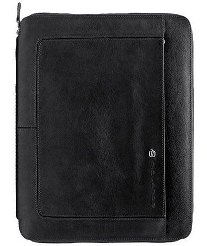 

Кожаная черная папка Piquadro Vibe