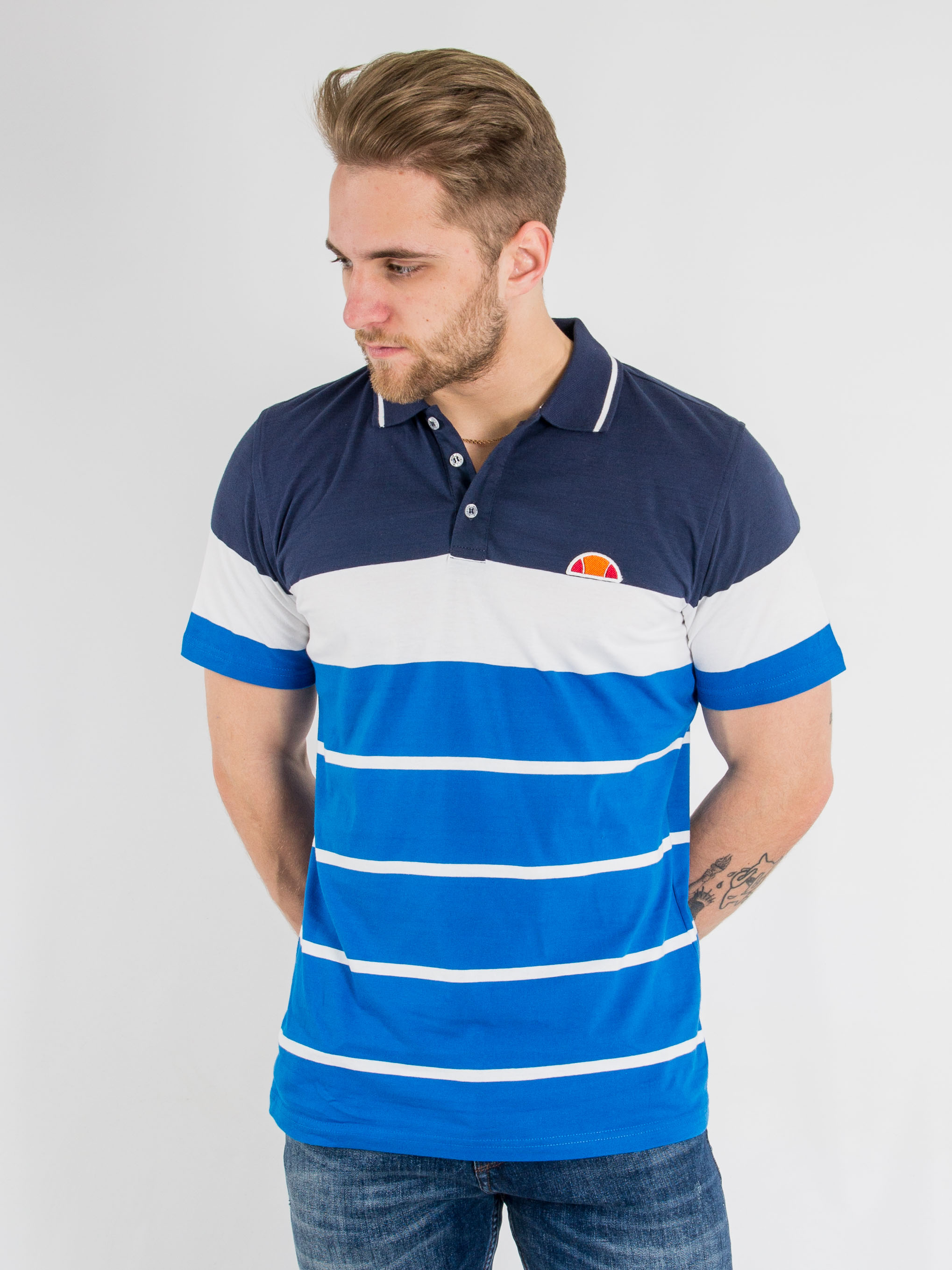 

Поло в полоску Ellesse v-170320-2  Синий, Поло в полоску Ellesse v-170320-2 2XL Синий