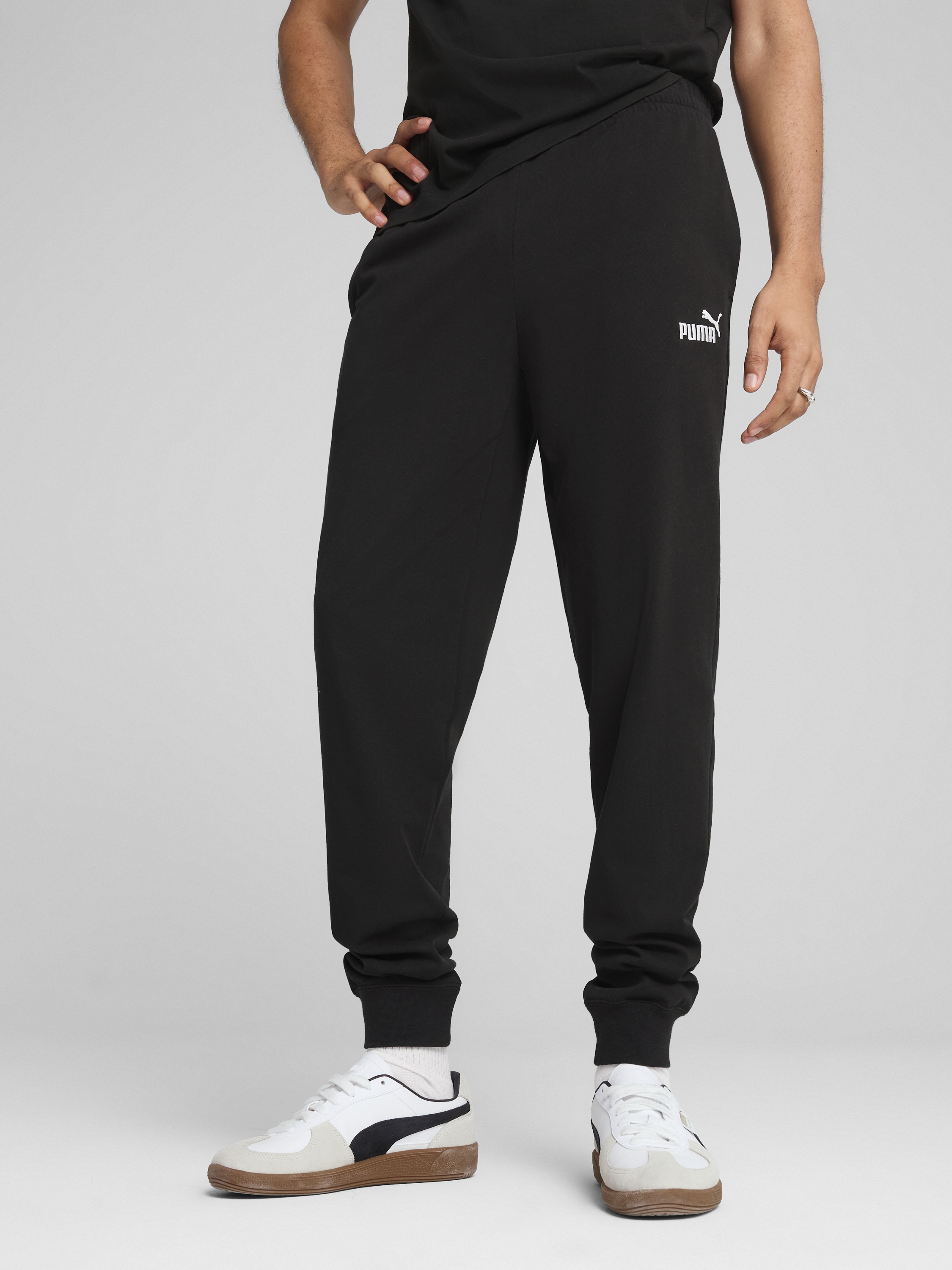 Акція на Спортивні штани чоловічі Puma Ess No. 1 Logo Jersey Pants Cl 68261801 XL Black від Rozetka