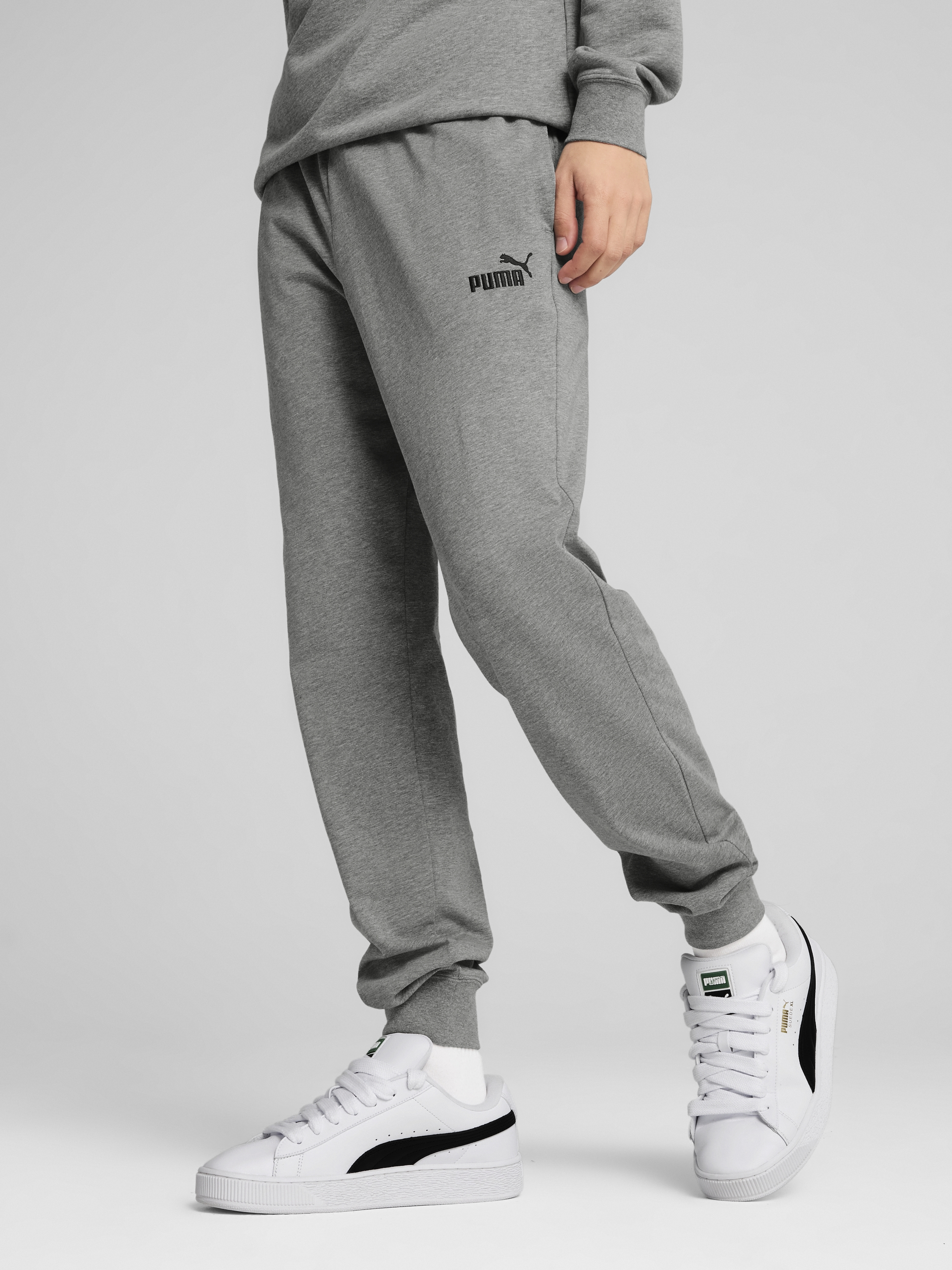 Акція на Спортивні штани чоловічі Puma Ess No. 1 Logo Jersey Pants Cl 68261803 2XL Medium Gray Heather від Rozetka