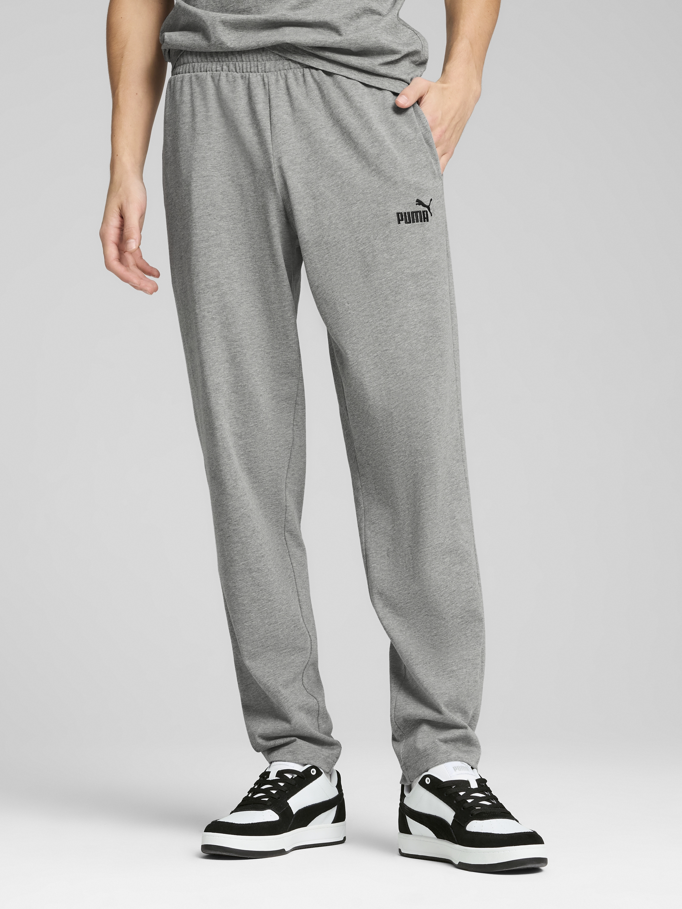 Акція на Спортивні штани чоловічі Puma Ess No. 1 Logo Jersey Pants Op 68262003 XL Medium Gray Heather від Rozetka