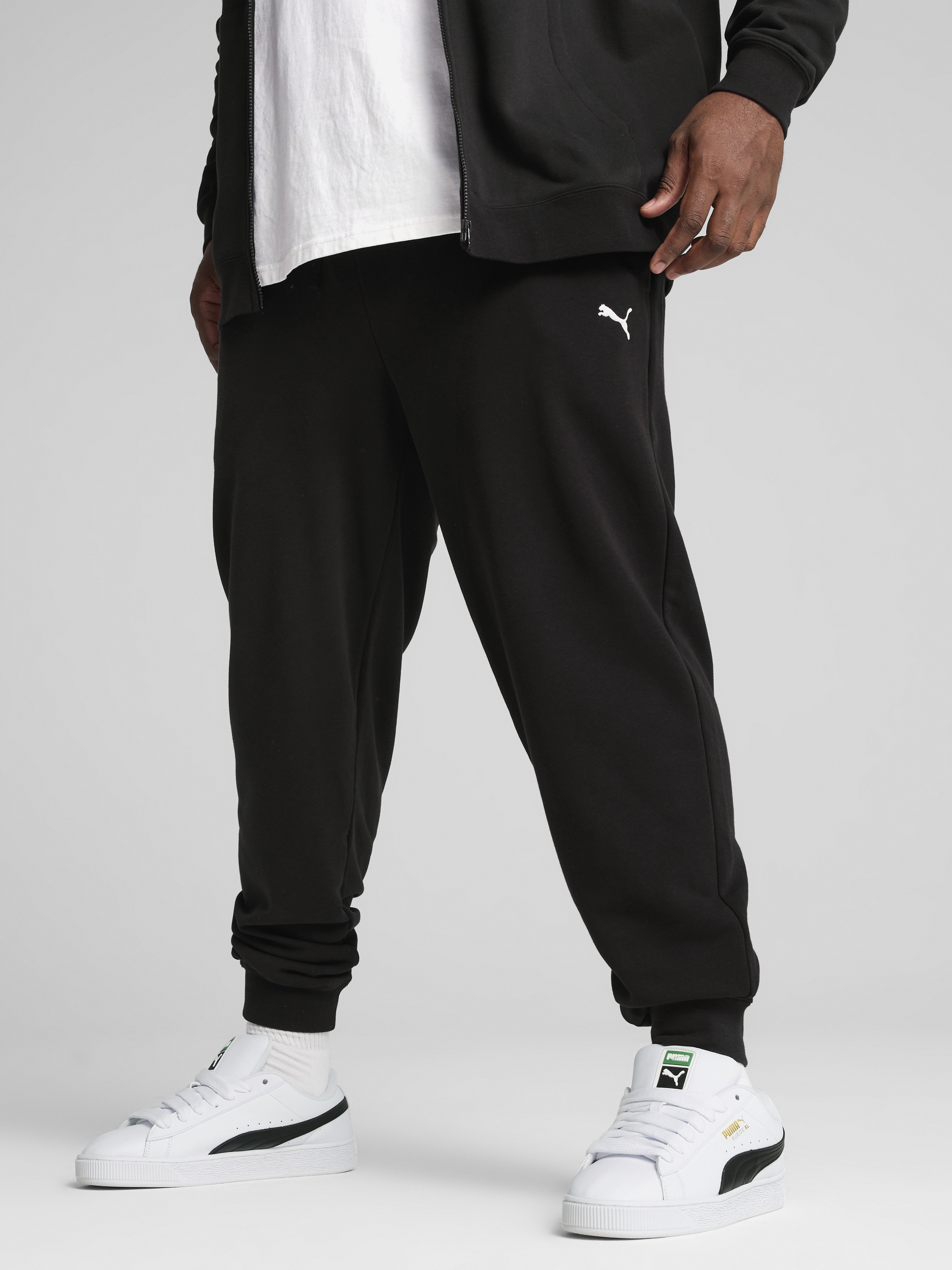 Акція на Спортивні штани чоловічі Puma Ess Sweatpants Tr Cl 68261601 S Black від Rozetka