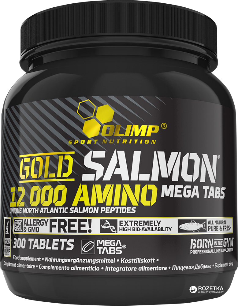 

Аминокислота Olimp Gold Salmon 12000 Amino 300 таблеток (5901330048258)