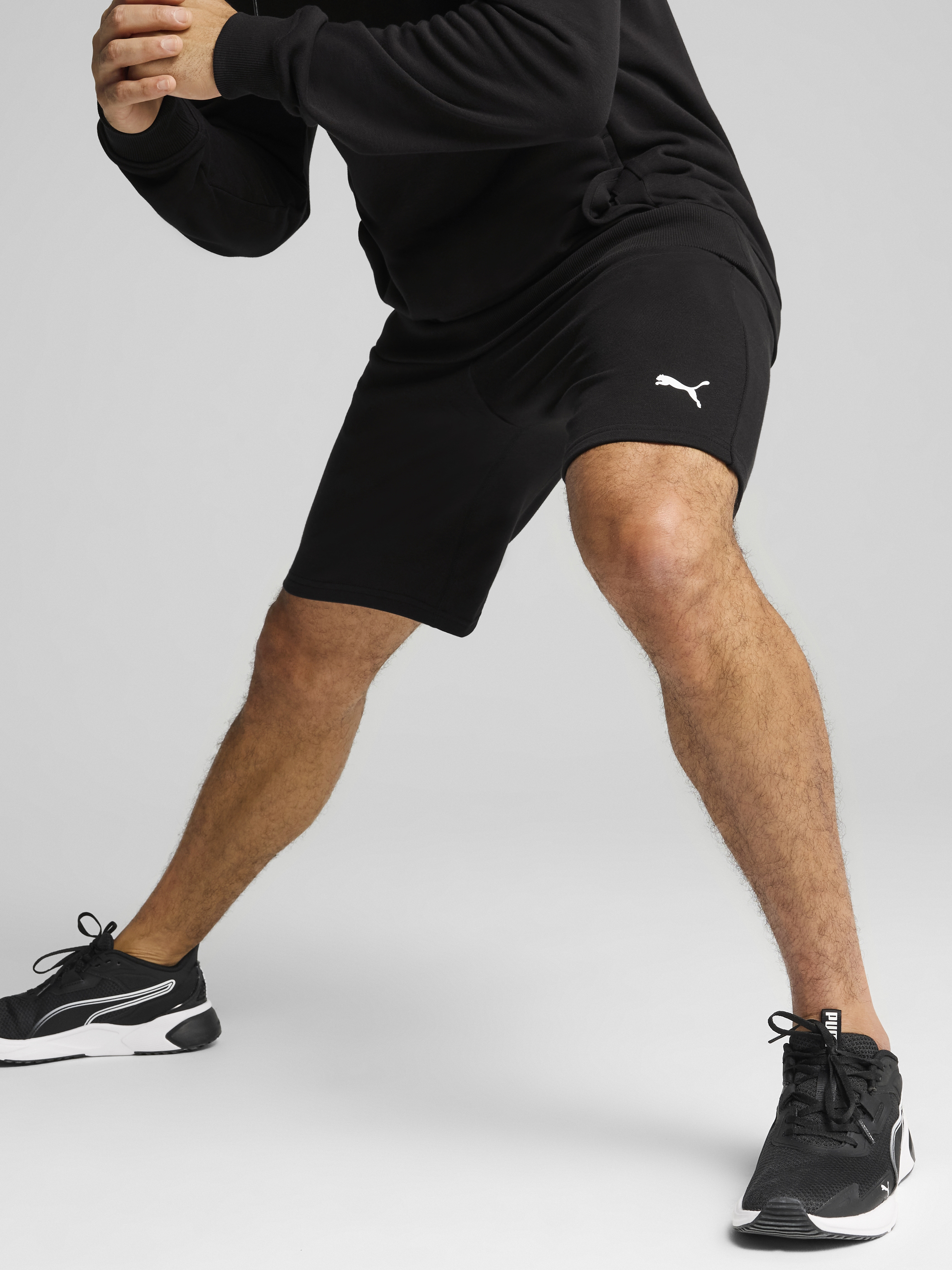 Акція на Спортивні шорти чоловічі Puma Tad Essentials 10" Knit Short 52592901 S Black від Rozetka