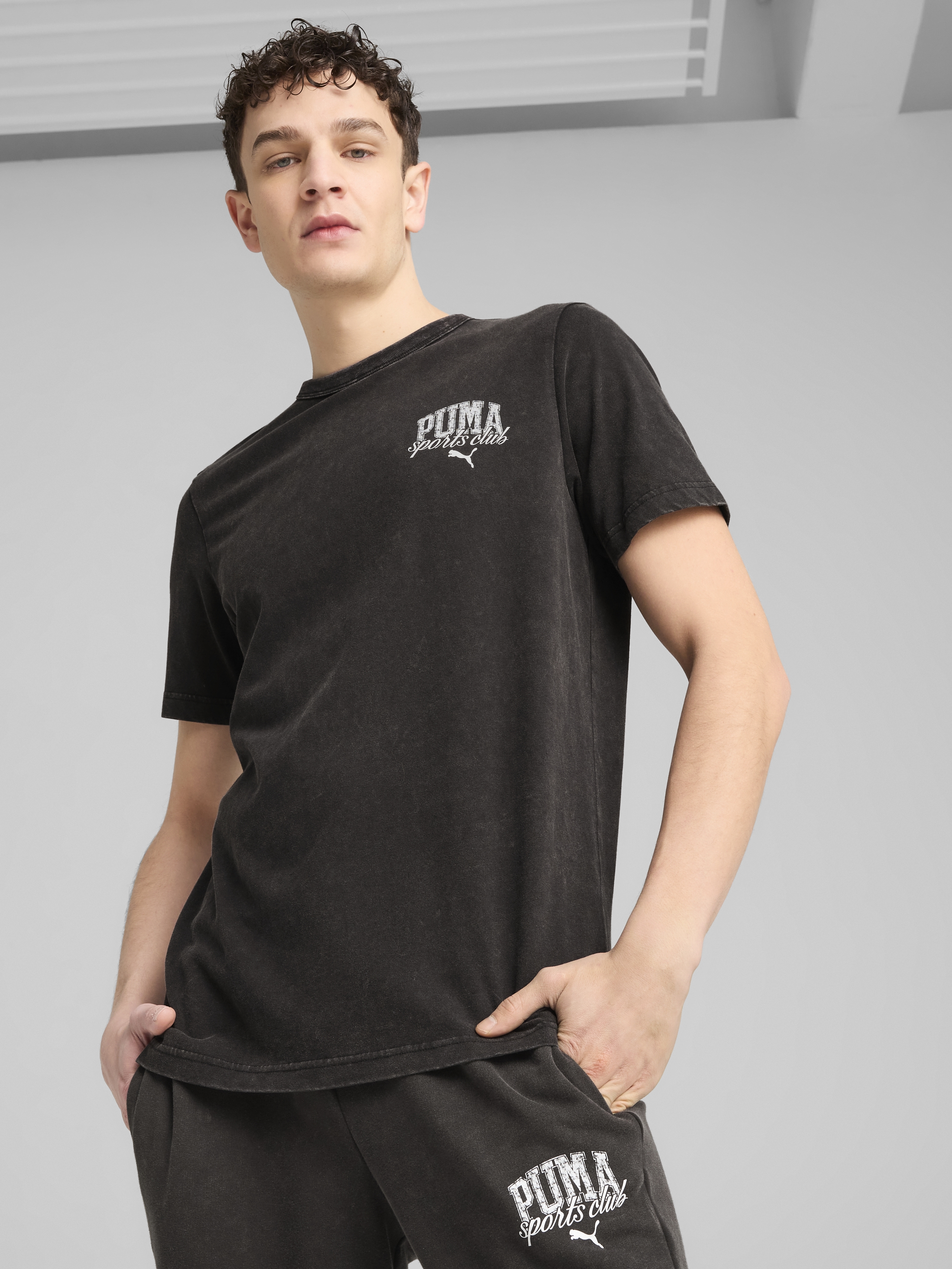 Футболка бавовняна довга чоловіча Puma Class Washed Tee 68464001 XL Black з принтом від Rozetka на платформі USKIDKA Акція на Футболка бавовняна довга чоловіча Puma Class Washed Tee 68464001 XL Black з принтом від Rozetka