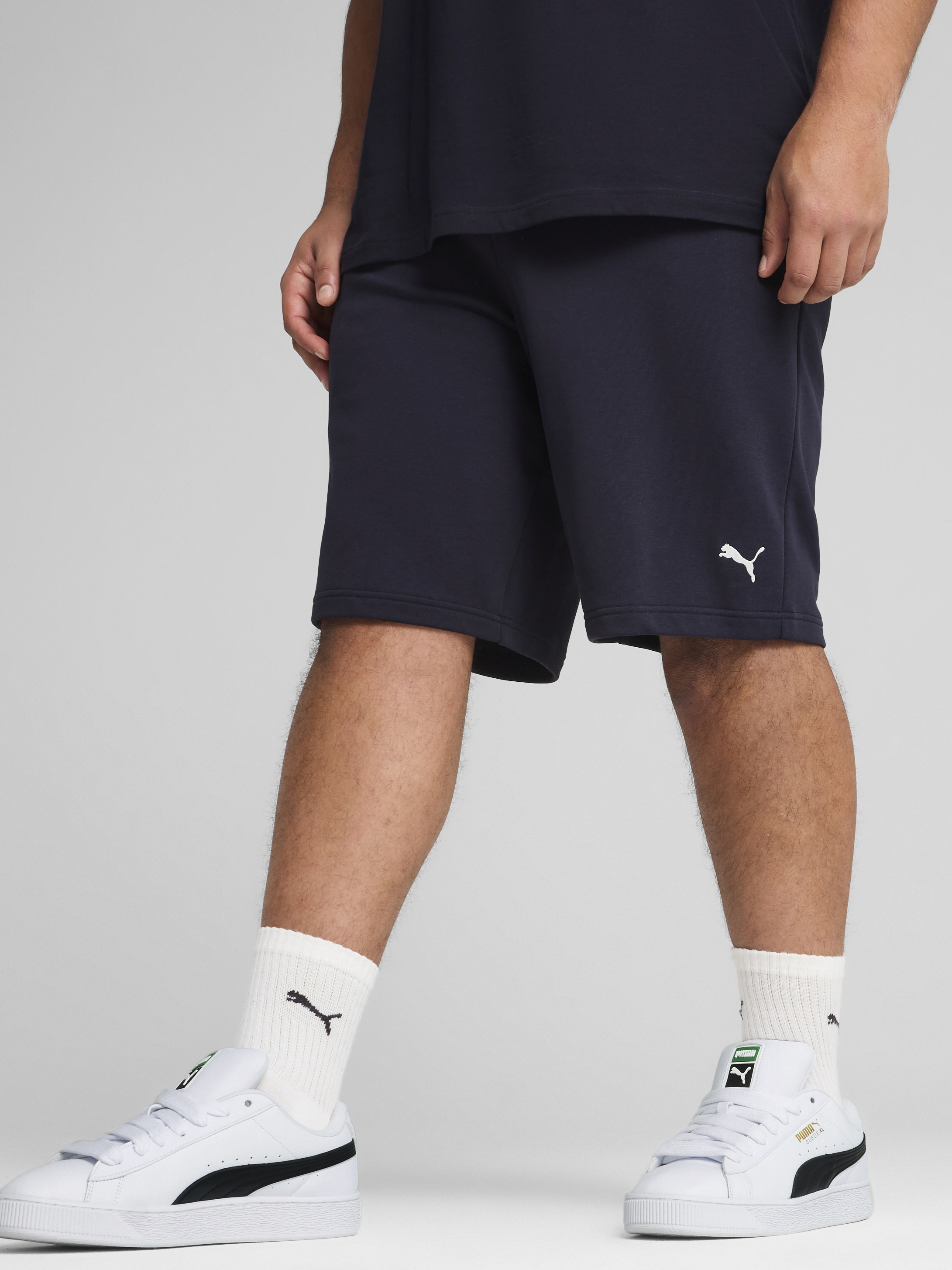 Акція на Шорти довгі чоловічі Puma Ess Shorts 10» 68259816 3XL New Navy від Rozetka