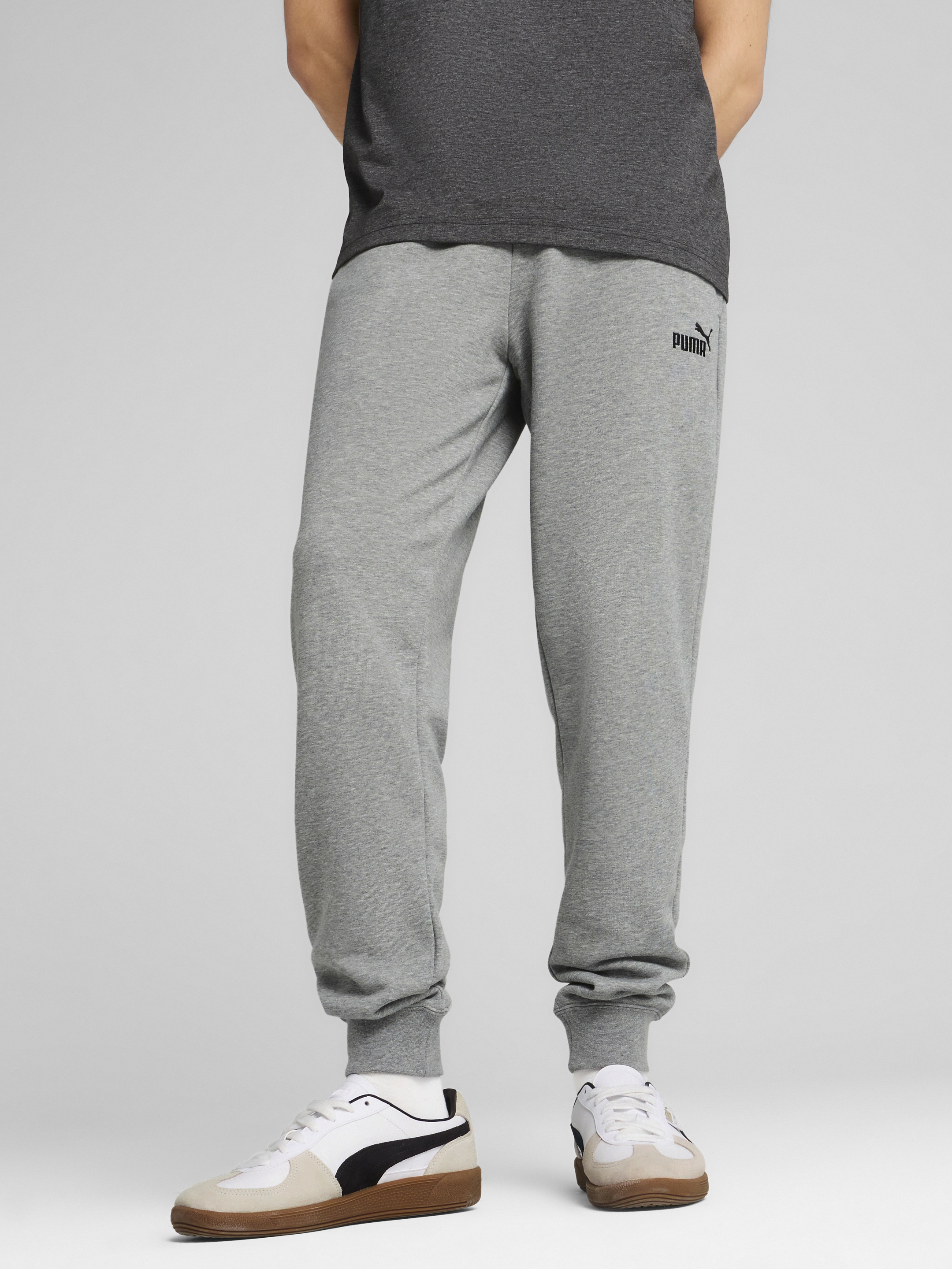 Акція на Спортивні штани чоловічі Puma Ess No. 1 Logo Sweatpants Tr Cl 68260803 M Medium Gray Heather від Rozetka