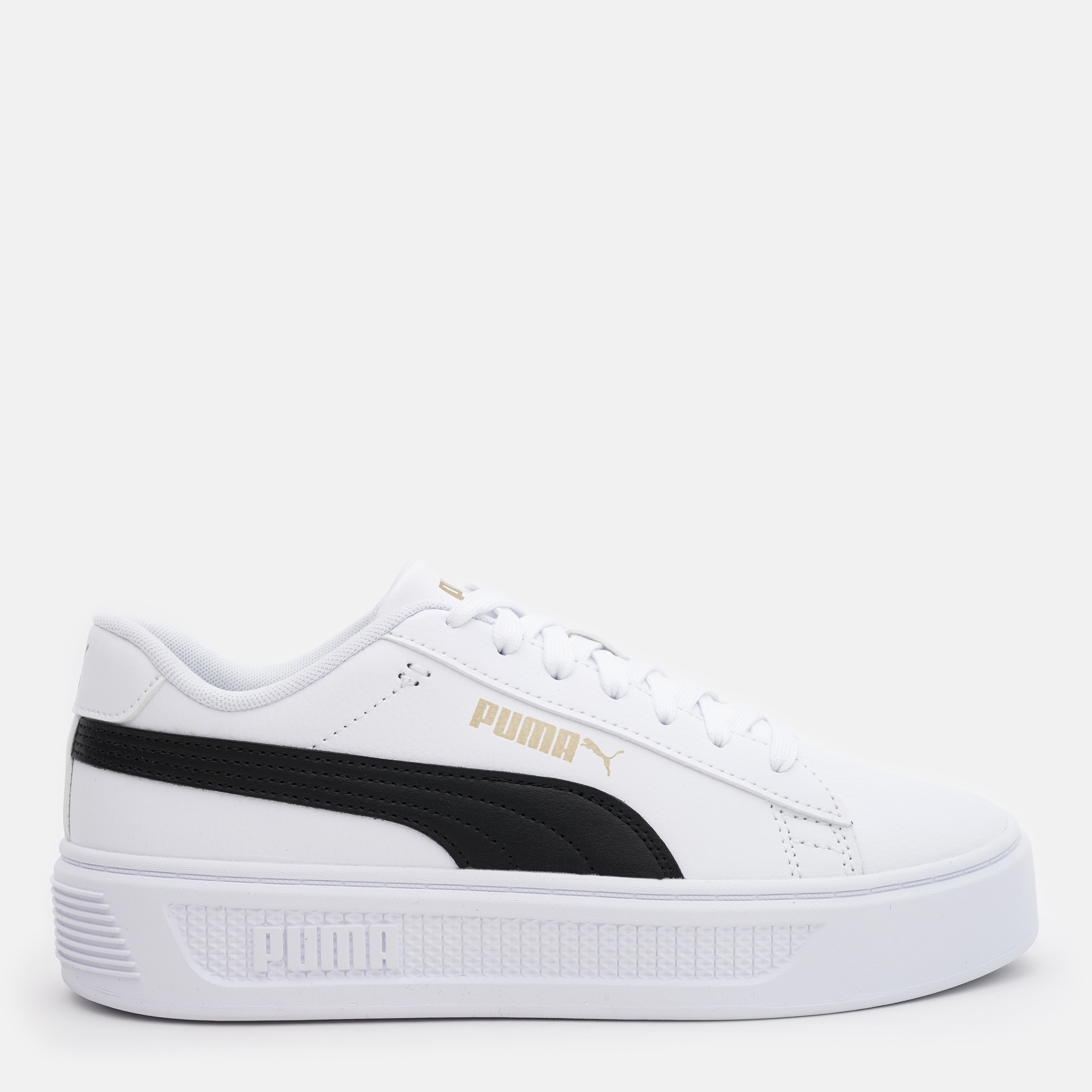 Жіночі кеди низькі Puma Smash Platform v3 39075804 42 (8UK) 27 см Puma White-Puma Black-Puma Gold від Rozetka на платформі USKIDKA Акція на Жіночі кеди низькі Puma Smash Platform v3 39075804 42 (8UK) 27 см Puma White-Puma Black-Puma Gold від Rozetka