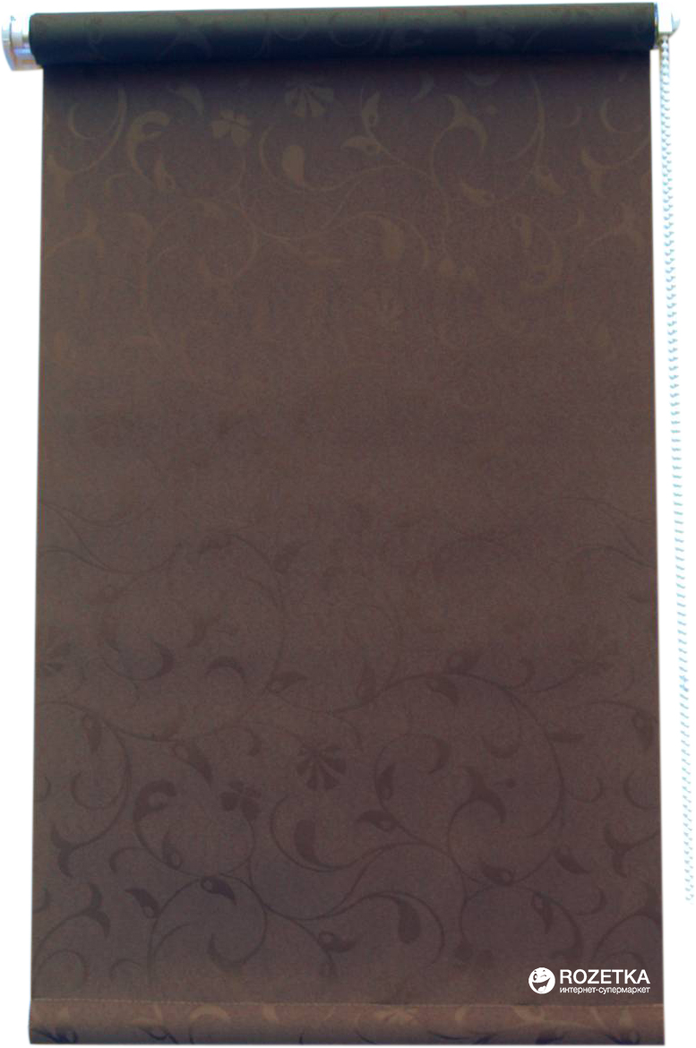 

Ролета тканевая Магия Clover 90x160 см Шоколад
