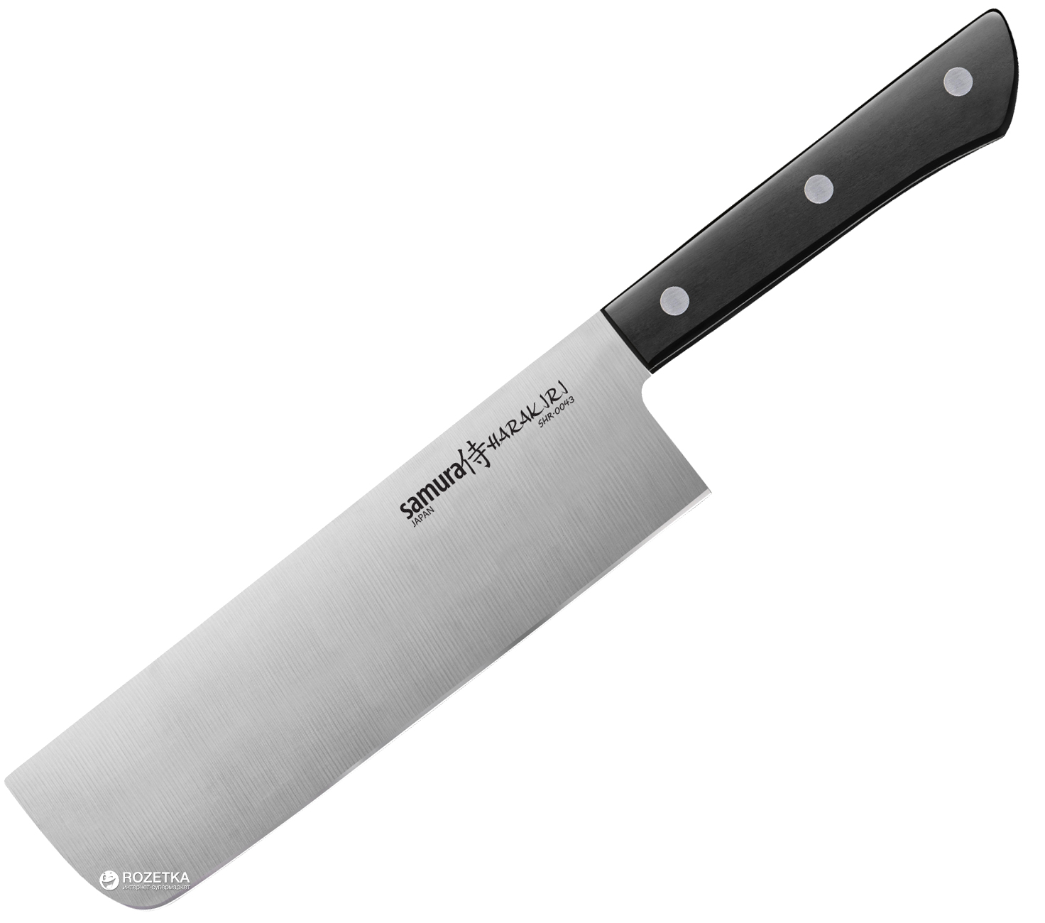 

Кухонный нож Samura Harakiri Накири для овощей 161 мм Black (SHR-0043B)