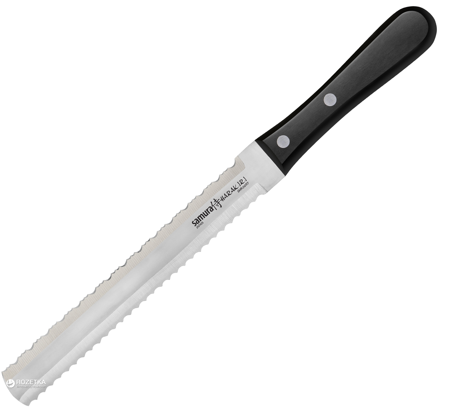

Кухонный нож Samura Harakiri для хлеба 185 мм Black (SHR-0057B)