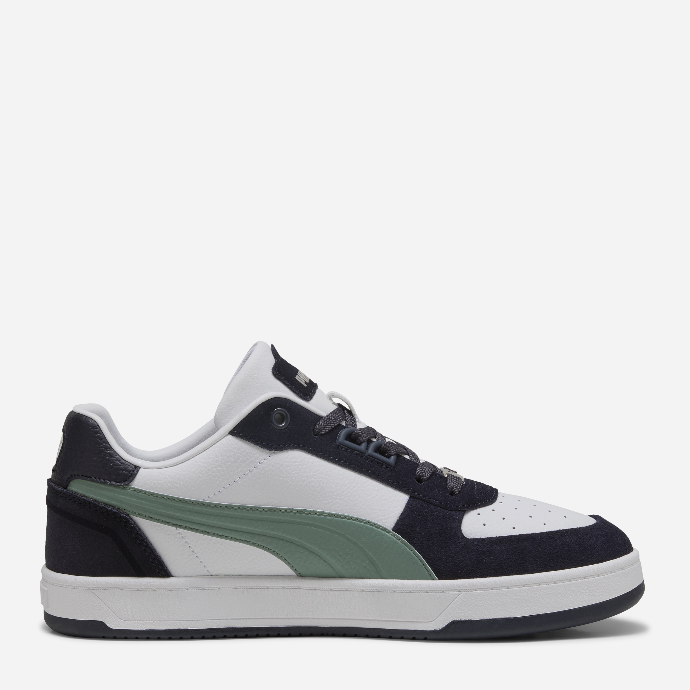 Акція на Чоловічі кеди низькі Puma Caven 2.0 Lux Sd 39508009 41 (7.5UK) 26.5 см Puma White-Green Moon-New Navy від Rozetka