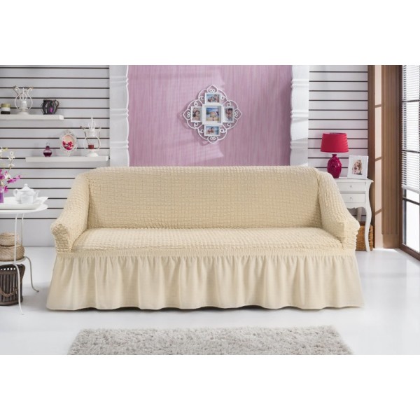 

Чехол на диван с юбкой Home Collection Evibu Турция Натуральный (NT-10321)