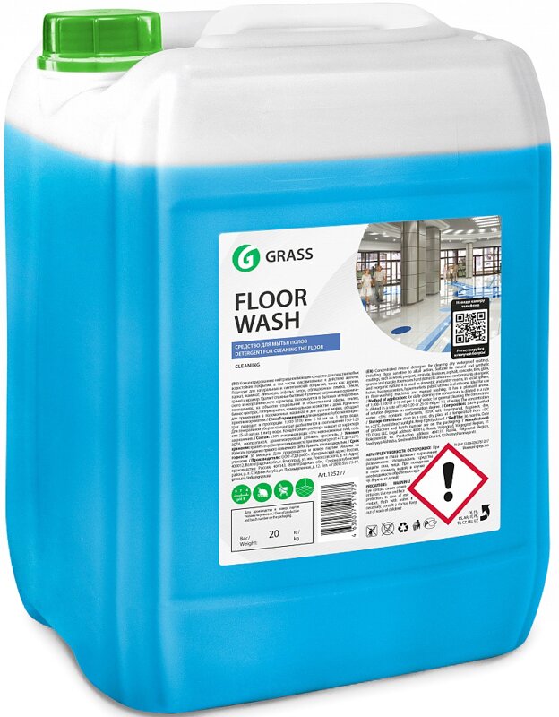 

Нейтральное средство для мытья пола Grass Floor Wash, 20 кг