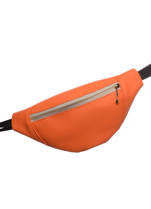 

Женская сумка на пояс (бананка) Sambag 33х14 см Оранжевый 000148336