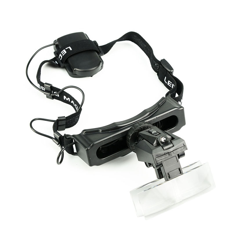 

Бинокулярная лупа Magnifier 9892Е, увел.- 1X-28Х с Led