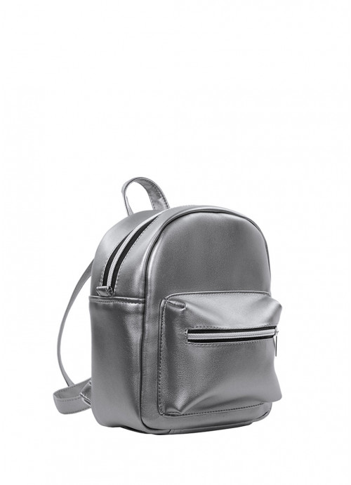 

Женский рюкзак Sambag 23х10х20 см Серебряный 000148134