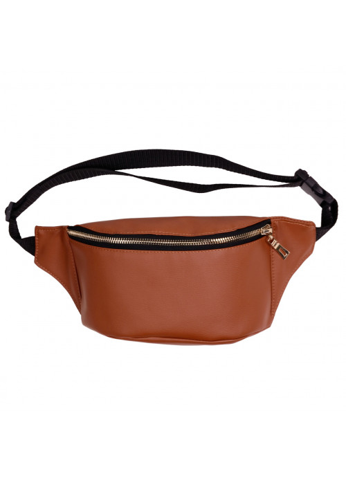 

Женская сумка на пояс (бананка) Sambag 22х12х4 см Коричневый 000148009