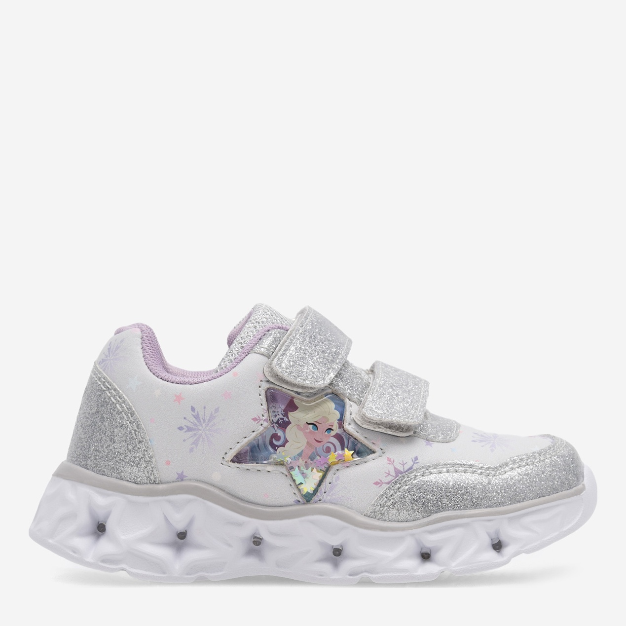 Дитячі з підсвіткою кросівки для дівчинки Disney Frozen CP66-AW23-62DFR 26 Сріблясті від Rozetka на платформі USKIDKA Акція на Дитячі з підсвіткою кросівки для дівчинки Disney Frozen CP66-AW23-62DFR 26 Сріблясті від Rozetka