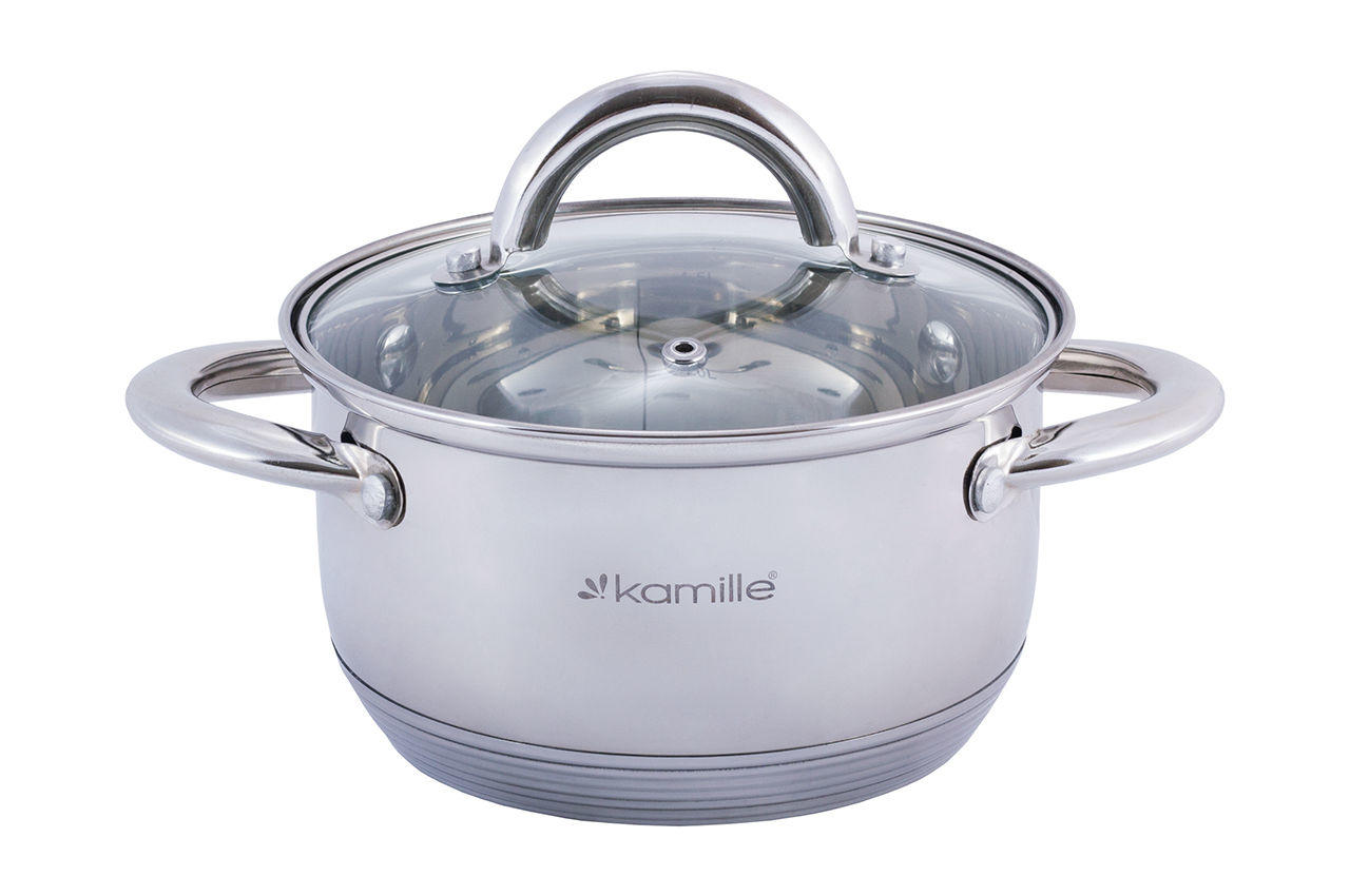 

Кастрюля нержавеющая Kamille - 160 мм x 1,7 л (5771)