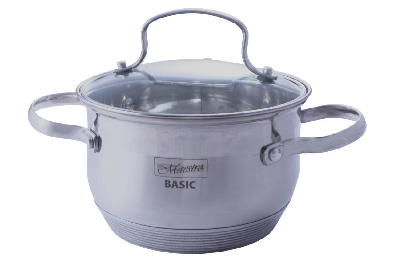 

Кастрюля нержавеющая Maestro - 160 мм x 2,1 л (MR-3512-16)
