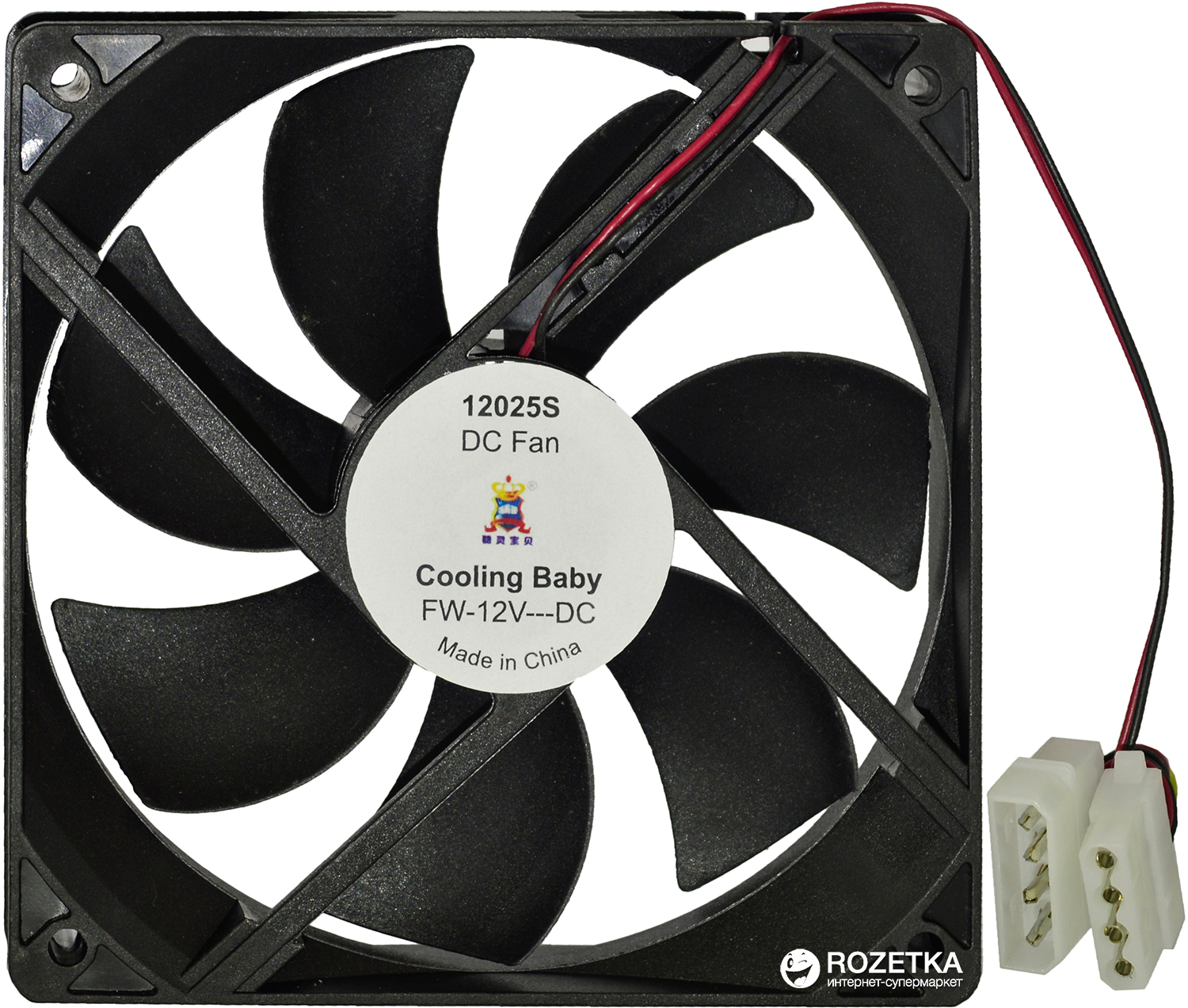 

Кулер Cooling Baby 12025S Black