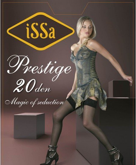 

Колготки ISSA PLUS Prestige 20 / белый, Колготки ISSA PLUS Prestige 20 1/2 белый
