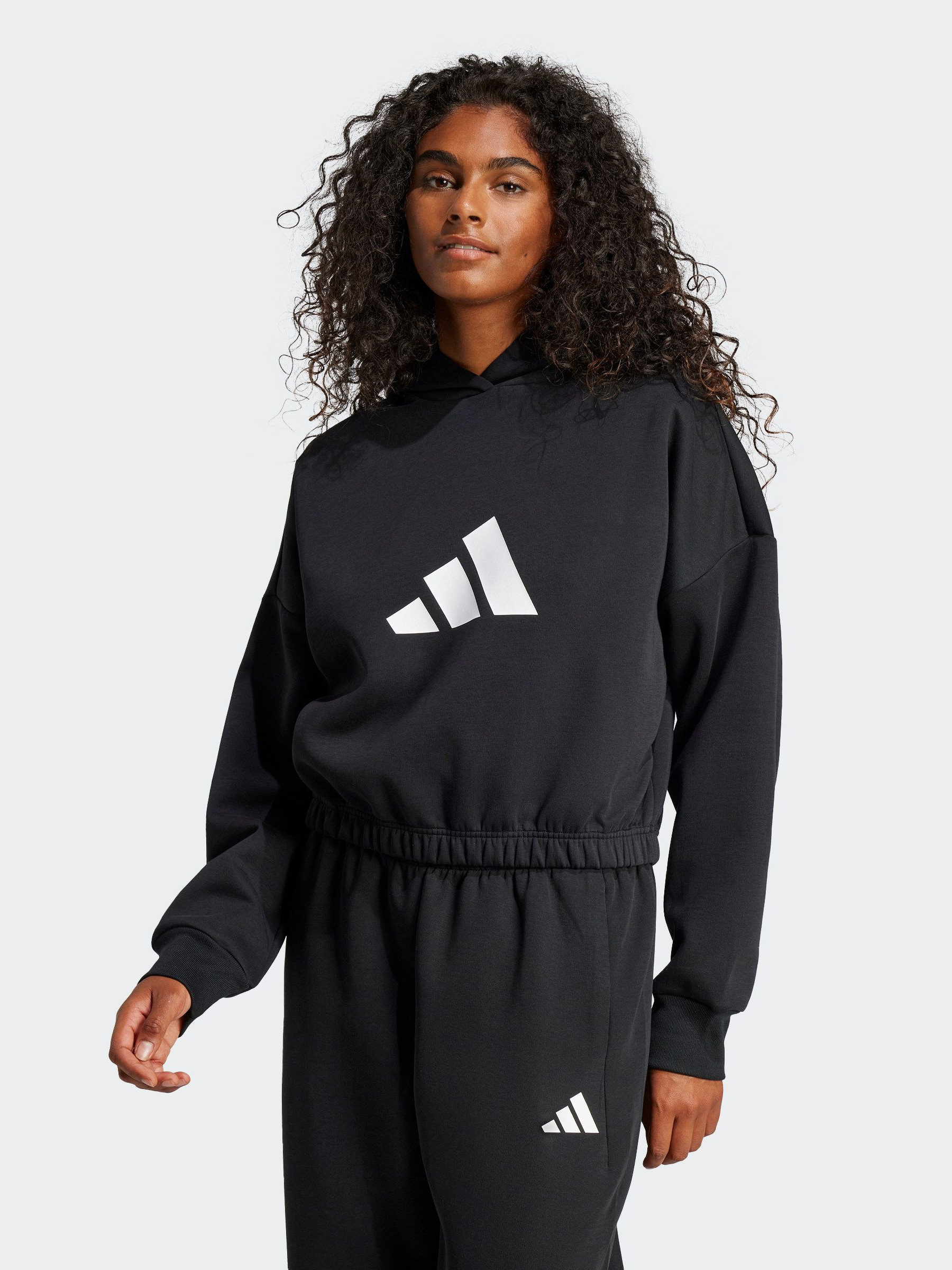 Акція на Худі жіноче Adidas W Fi 3B Oh Hd JE0136 XS Black від Rozetka