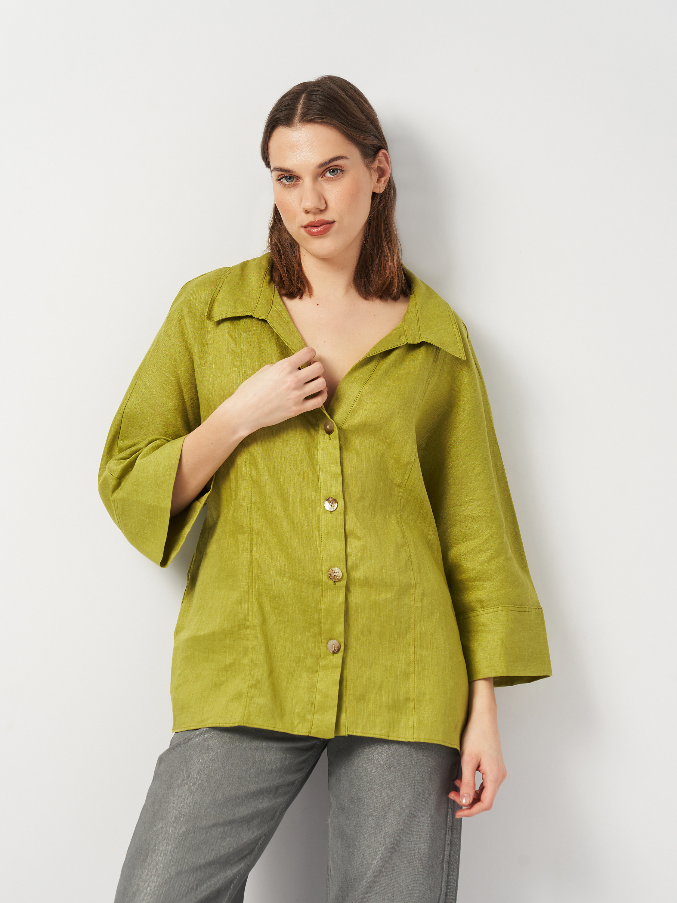 Сорочка жіноча Zara 3042/352 S Зелена від Rozetka на платформі USKIDKA Акція на Сорочка жіноча Zara 3042/352 S Зелена від Rozetka