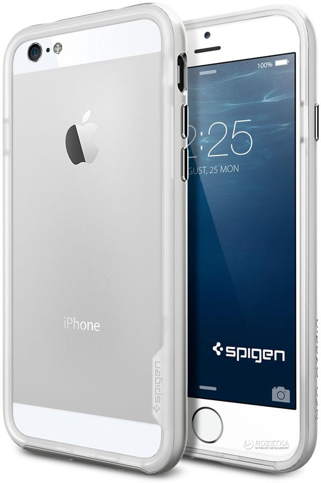 

Бампер SGP Case Neo Hybrid EX Series для Apple iPhone 6/6S Satin Silver