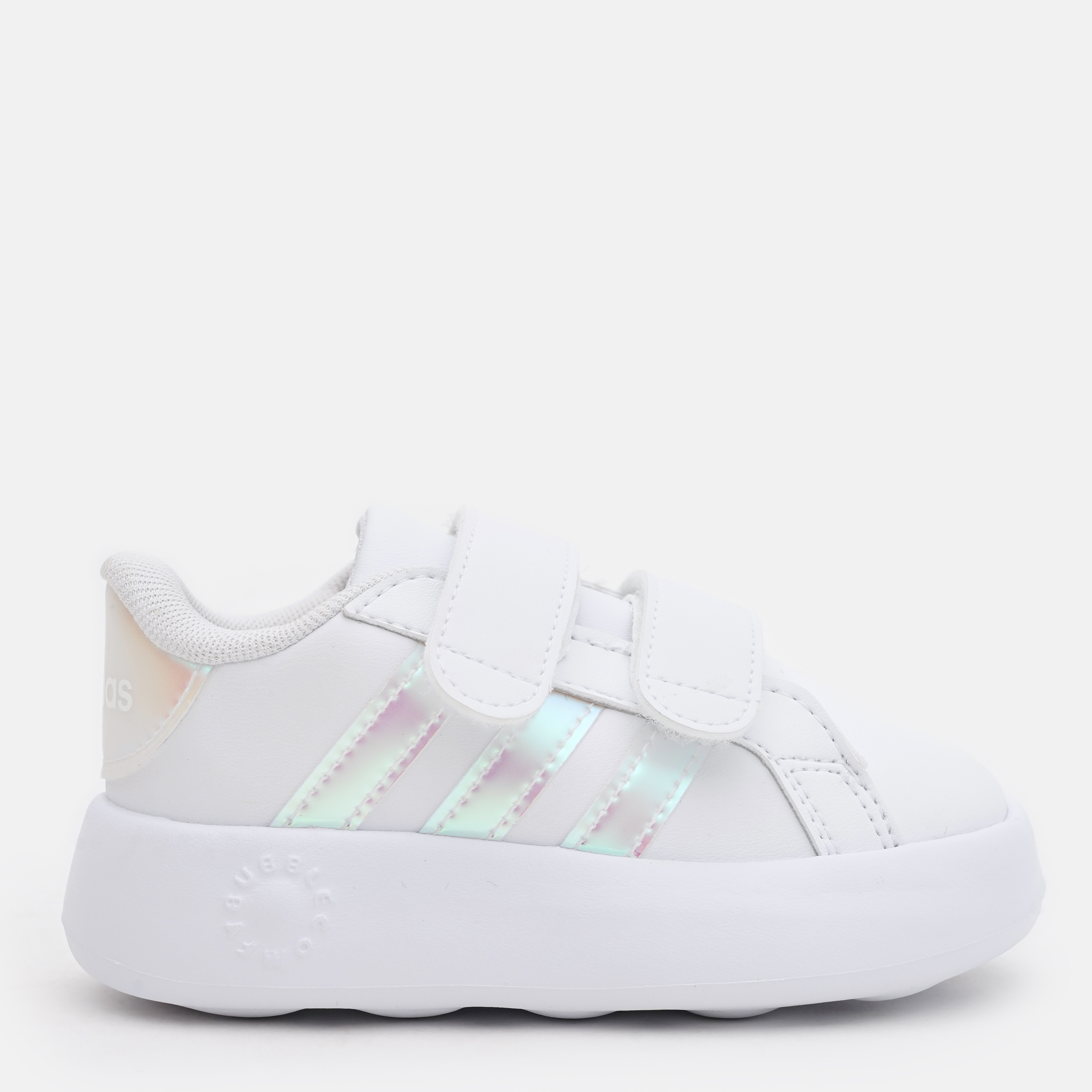 Дитячі кеди для дівчинки Adidas Grand Court 2.0 Cf I ID5265 27 Ftwwht/Irides/Gretwo від Rozetka на платформі USKIDKA Акція на Дитячі кеди для дівчинки Adidas Grand Court 2.0 Cf I ID5265 27 Ftwwht/Irides/Gretwo від Rozetka