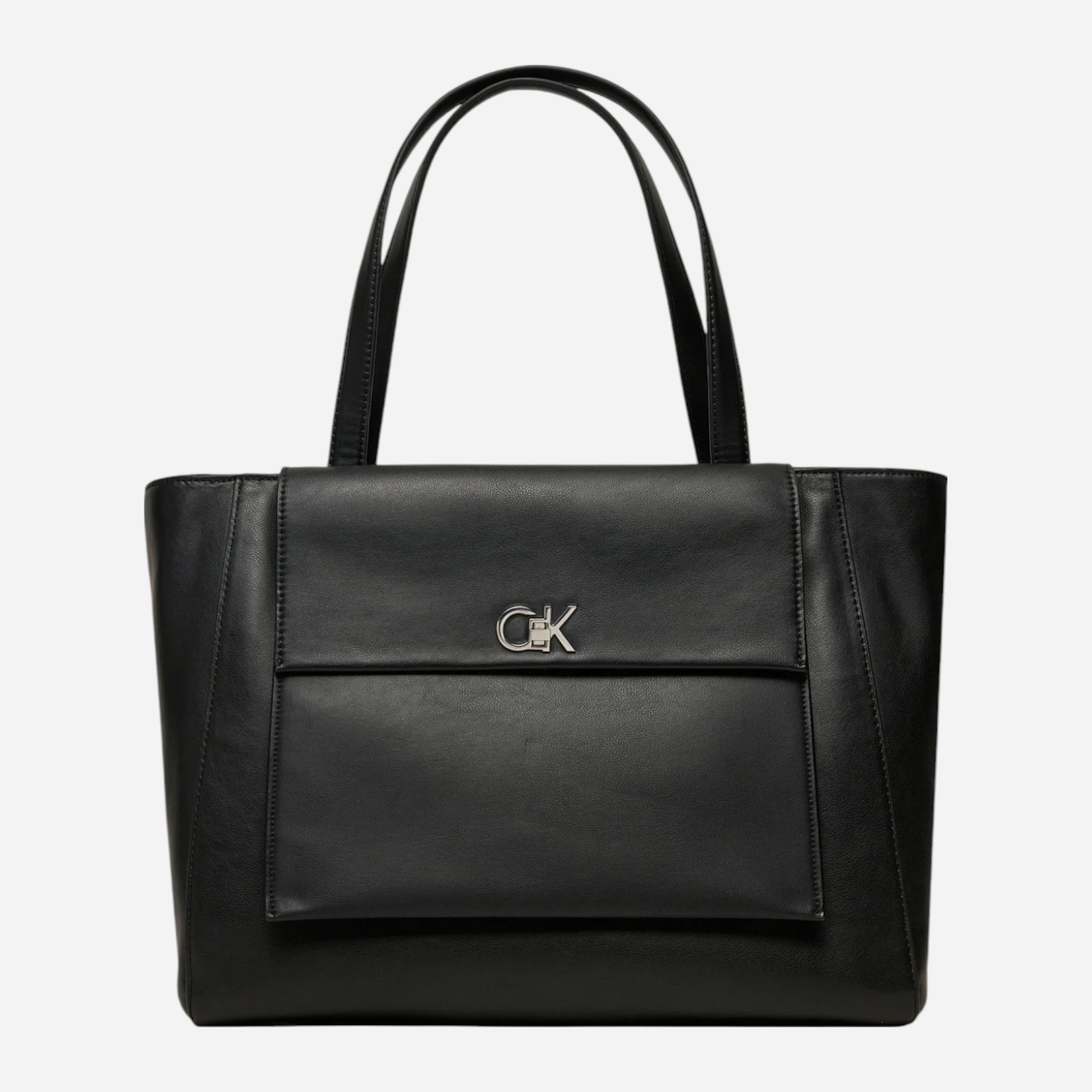 Сумка шопер жіноча Calvin Klein K60K612811-BEH Чорна від Rozetka на платформі USKIDKA Акція на Сумка шопер жіноча Calvin Klein K60K612811-BEH Чорна від Rozetka