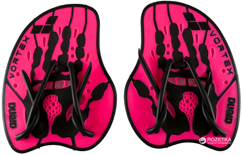 

Лопатки для плавания Arena Vortex Evolution Hand Paddle 95232-65 L Pink/Black (3468335137674)