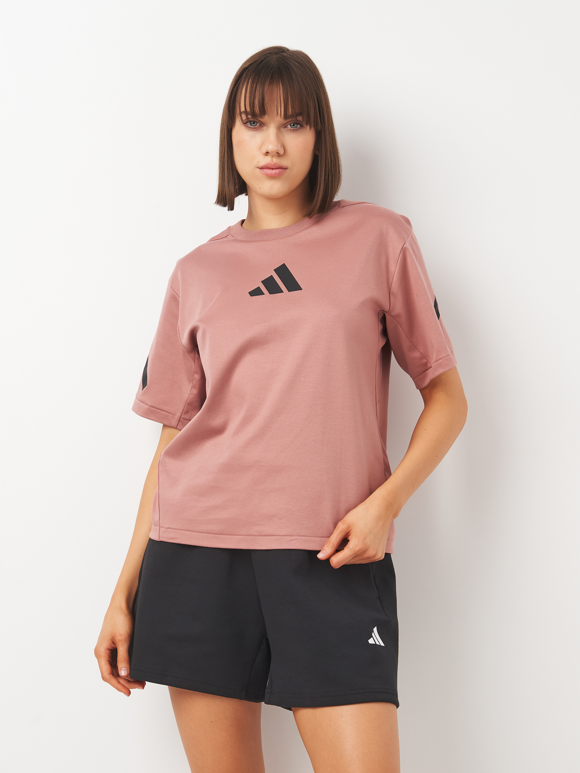 Акція на Футболка бавовняна жіноча Adidas W Z.N.E. Tee JC9311 XS Warcla від Rozetka